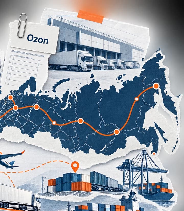 Ozon、俄罗斯市场与跨境物流视觉
