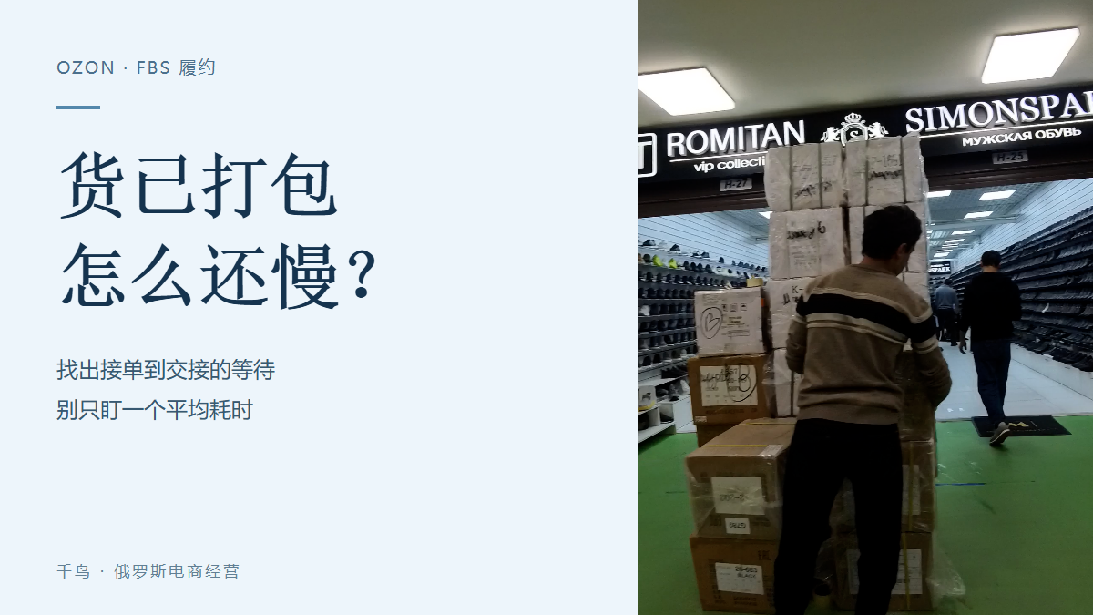 自有历史Vlog：纸箱堆与市场内人物背影；经营主题场景配图，非平台仓库或当期价格证据
